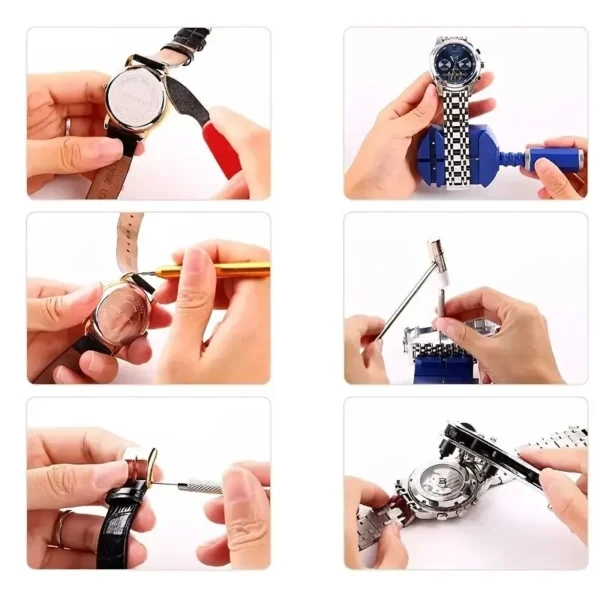 147pcs,212pcs Watch Repair Tool Set Repair Disassembly Clock Repair - Image 2