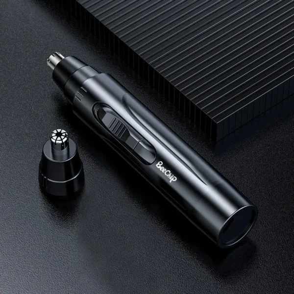 Black Electric Nose Hair Trimmer For Men And Women Available With Low Noise High Torque High Speed Motor Washable Nasal Hair - Image 3