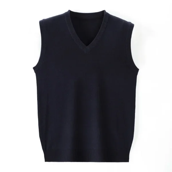 New Men'st V-neck Knitted Vest - Image 6