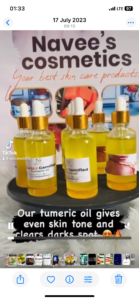 Navee’s Tumeric oil